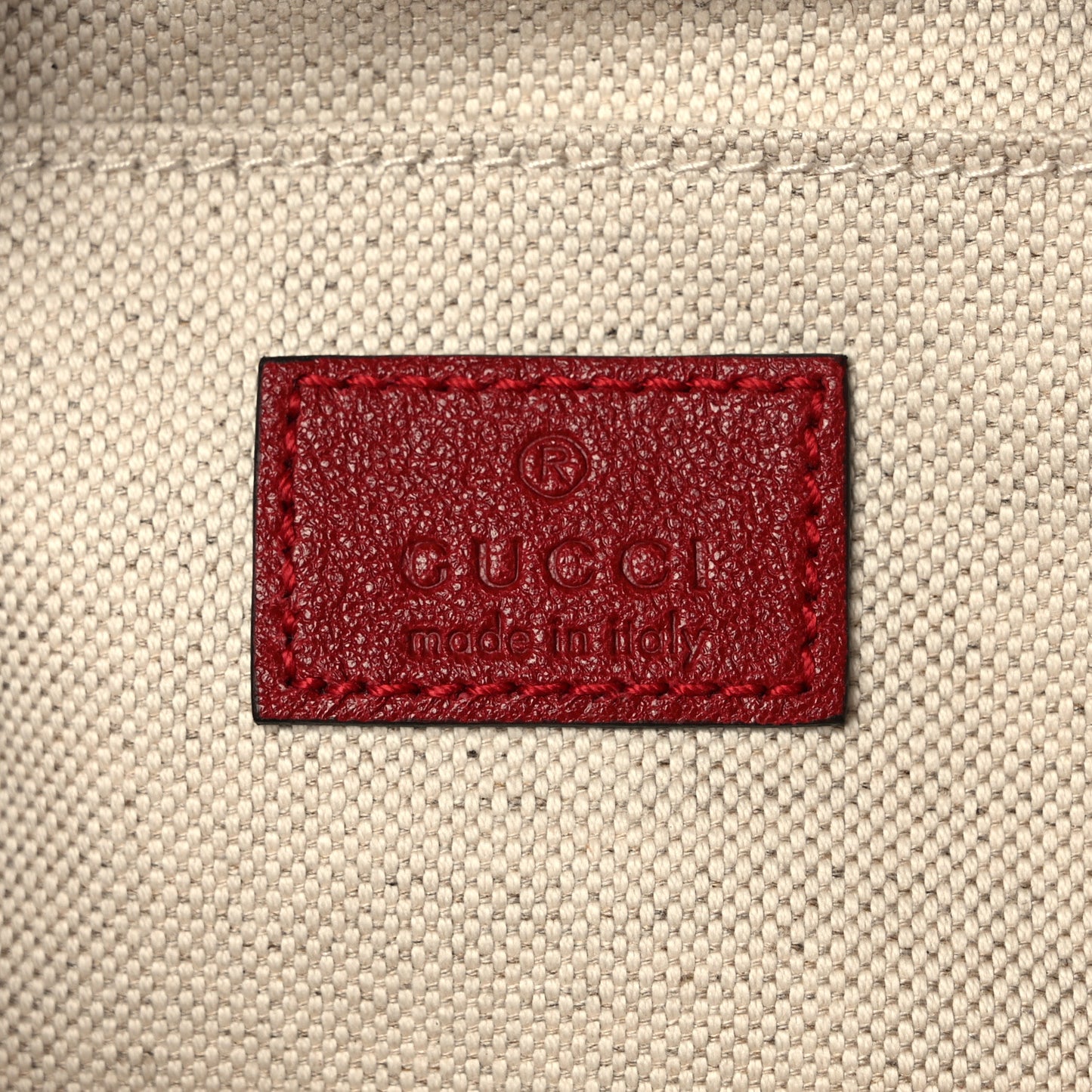 Sakai Be Green Calfskin Diagonal Stitched Small Blondie Shoulder Bag Rosso