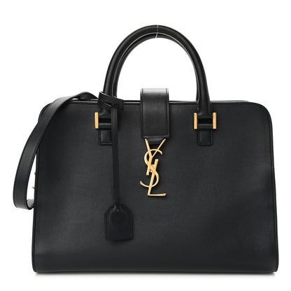 Saint Laurent Smooth Calfskin Small Monogram Cabas Black 1 of 10