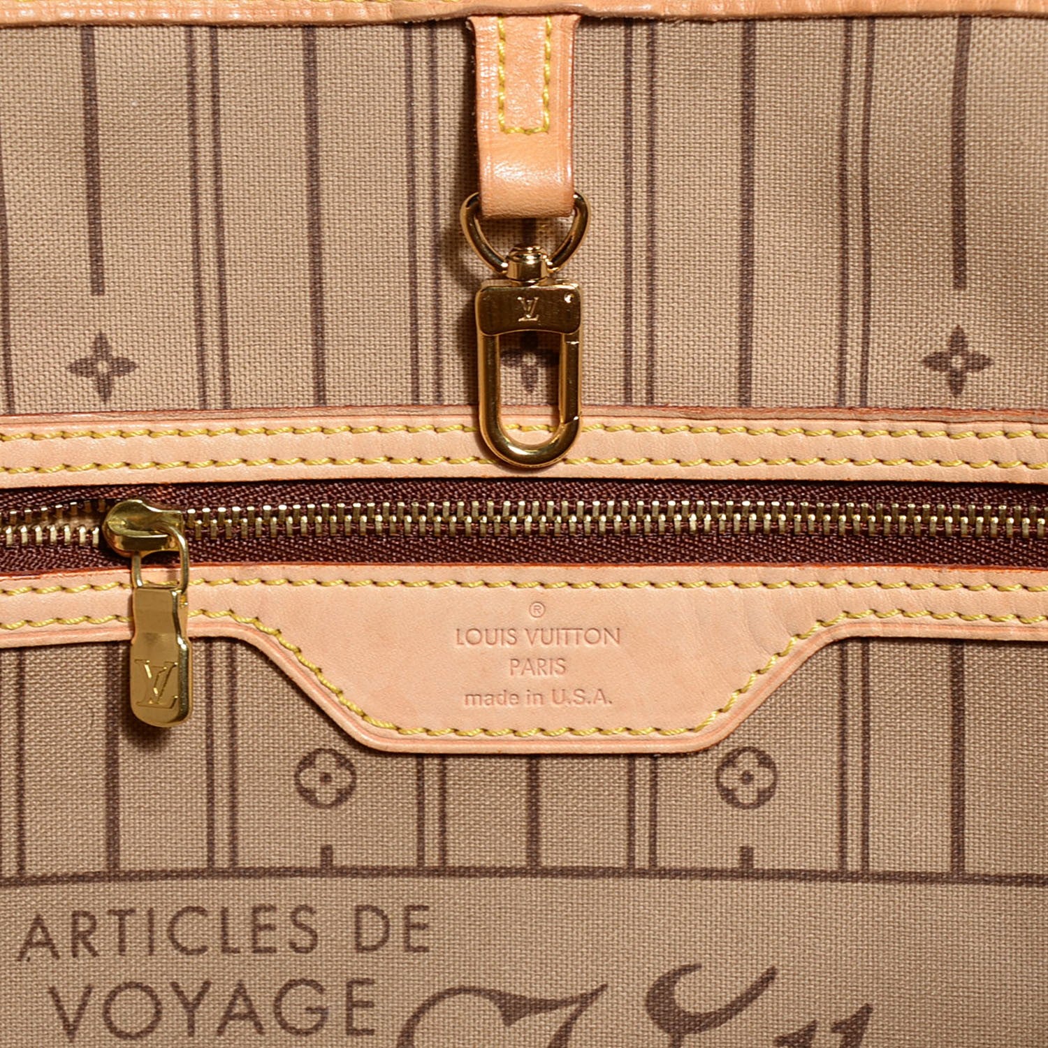 Louis Vuitton Monogram Neverfull MM 6 of 8