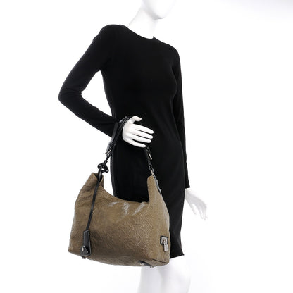 Louis Vuitton Monogram Lambskin Antheia Hobo PM Olive 2 of 6