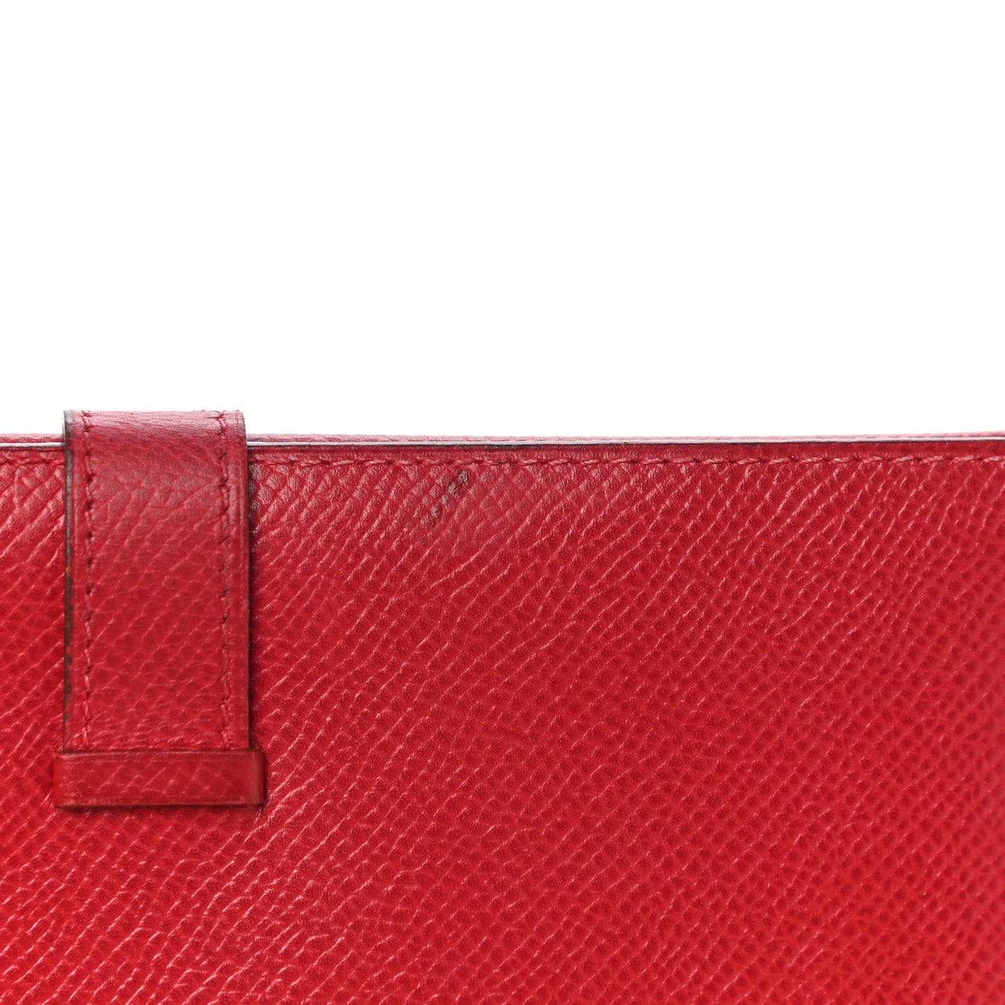 Courchevel Bearn Gusset Wallet Rouge Vif