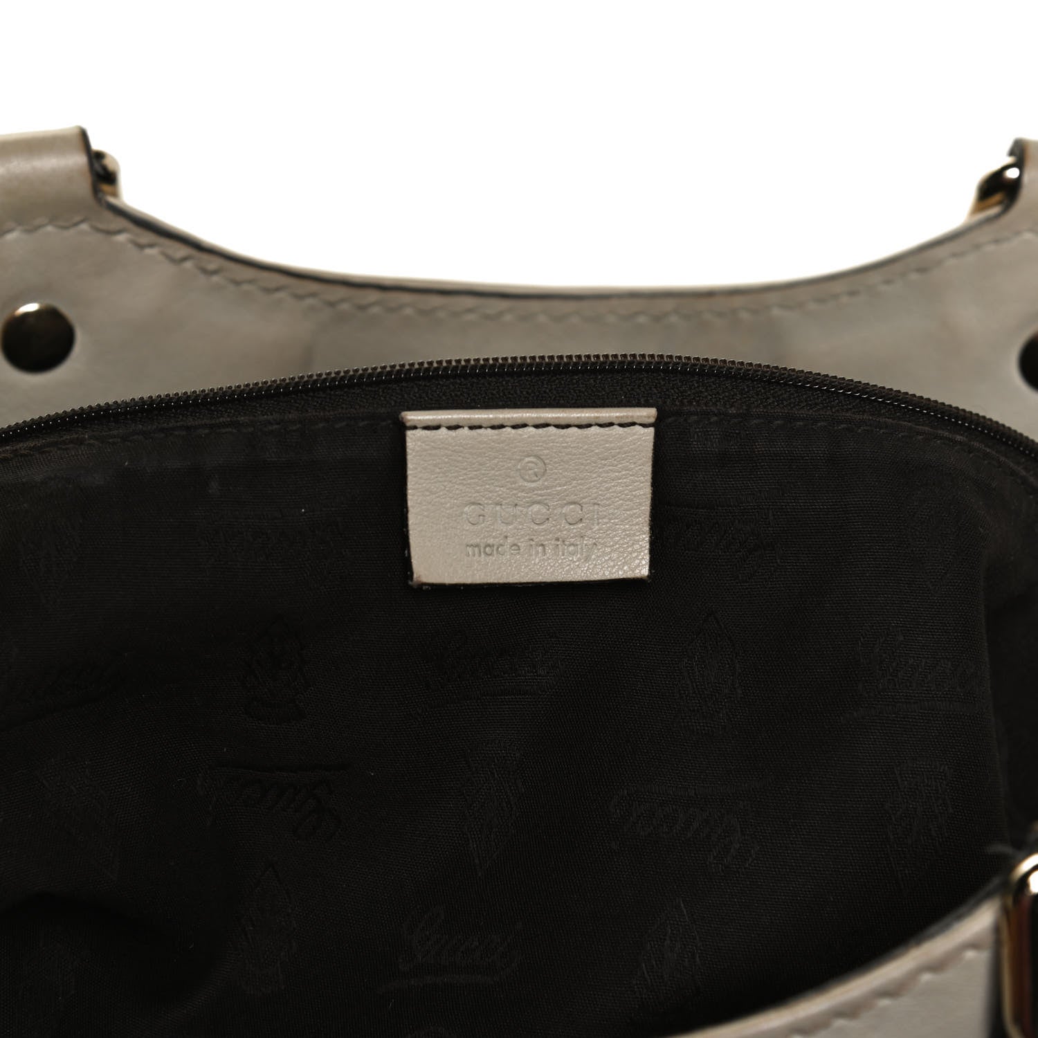 Gucci Guccissima Medium Sukey Tote Mystic White 6 of 13