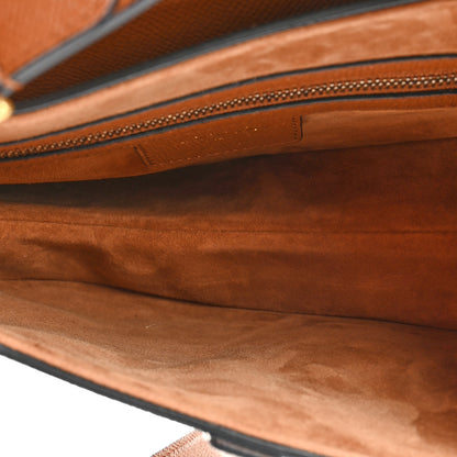Christian Dior Grained Calfskin Saddle Bag Camello 5 of 10
