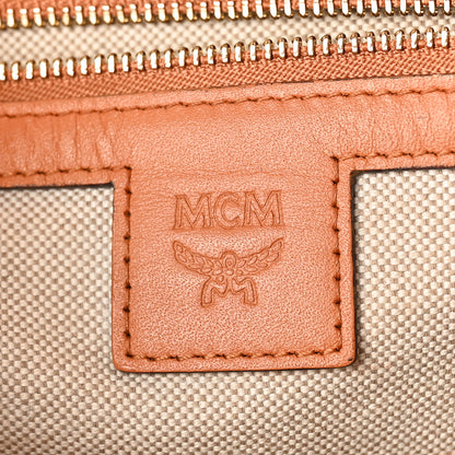 MCM Visetos Medium Delmy Shopper Tote Brown 6 of 17