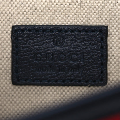 Gucci GG Supreme Monogram Web Small Ophidia Belt Bag 90 36 Beige Navy 5 of 11