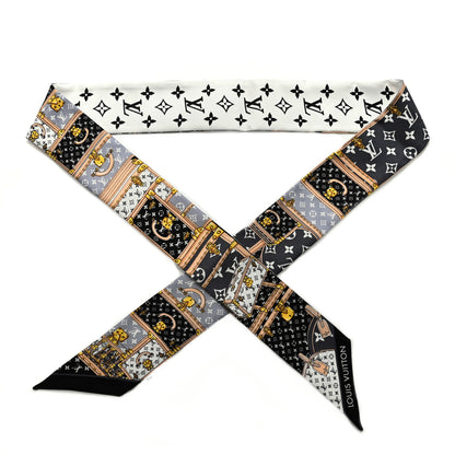 Louis Vuitton Silk Monogram Let's Go BB Bandeau Black 1 of 3