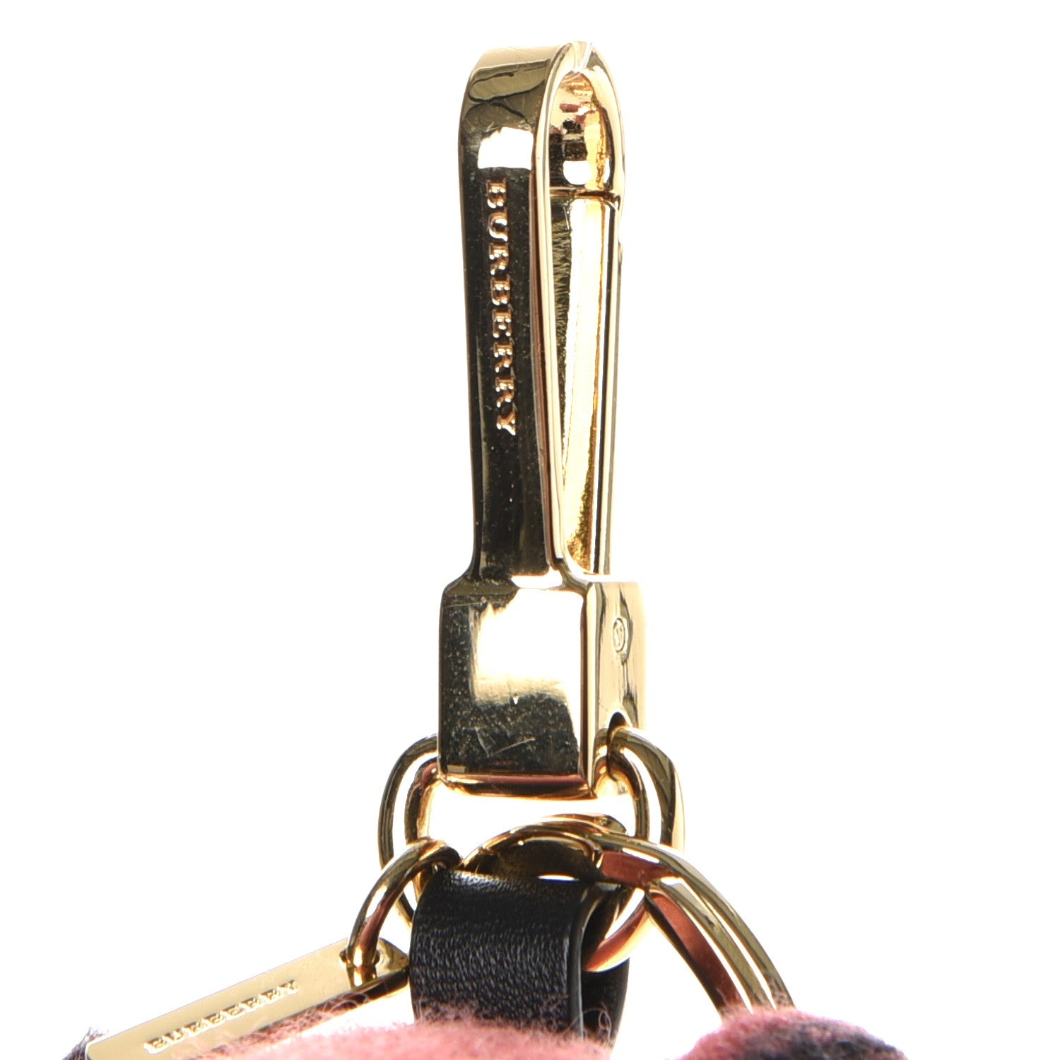 Burberry Cashmere Check Thomas Bear Charm Blush Pink 4 of 6