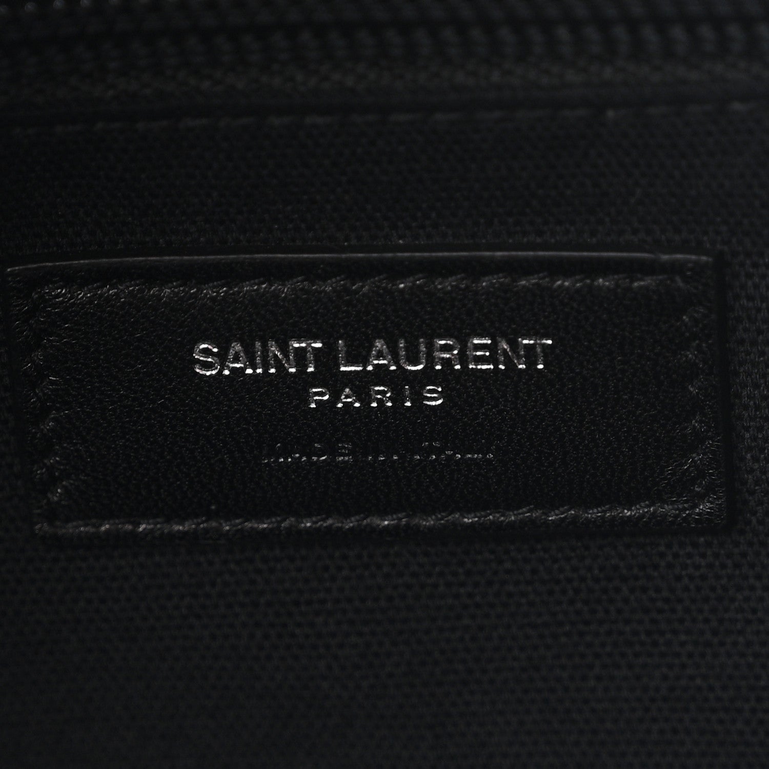 Saint Laurent Canvas ID Shopping Bag Black 6 of 11