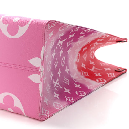 Louis Vuitton Monogram Escale Onthego GM Rouge 6 of 10