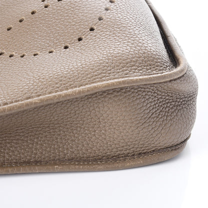 Hermes Taurillon Clemence Evelyne PM Etoupe 9 of 12