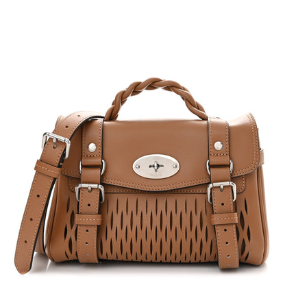 Mulberry Classic Smooth Mesh Calfskin Mini Alexa Teak 1 of 9