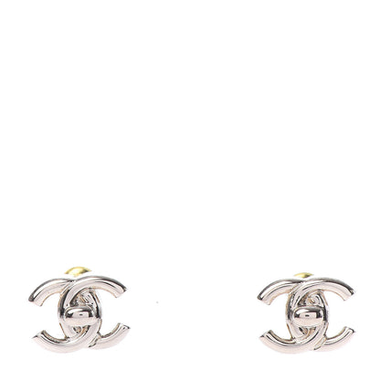 Chanel Metal CC Turnlock Earrings Gold 1 of 5