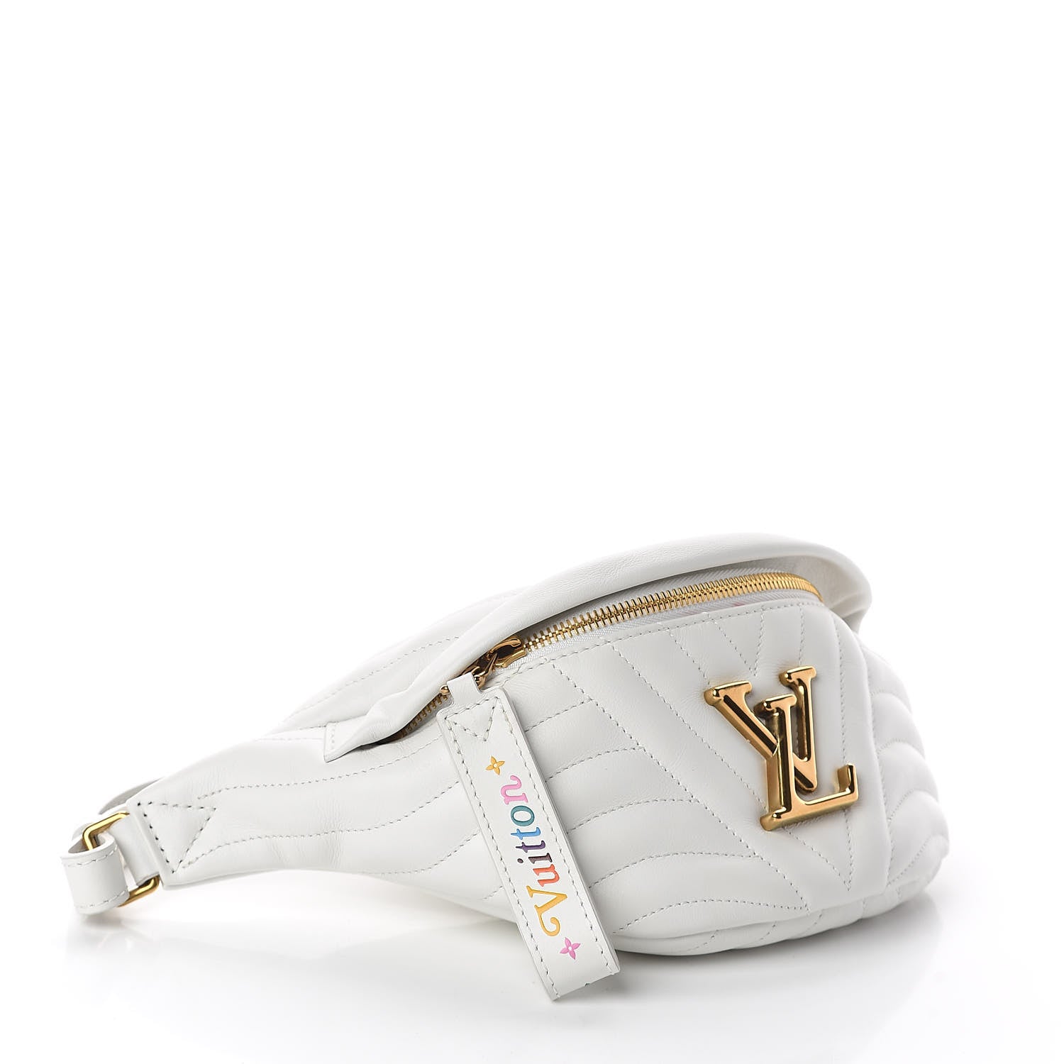 Louis Vuitton Calfskin New Wave Bumbag Snow 4 of 10