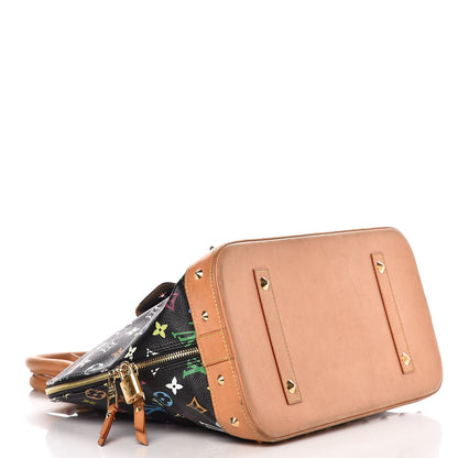 Louis Vuitton Monogram Multicolor Alma GM Black 4 of 15