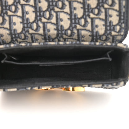 Christian Dior Oblique 30 Montaigne Box Bag Blue 5 of 11