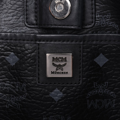 MCM Visetos Shopping Tote Black 6 of 29