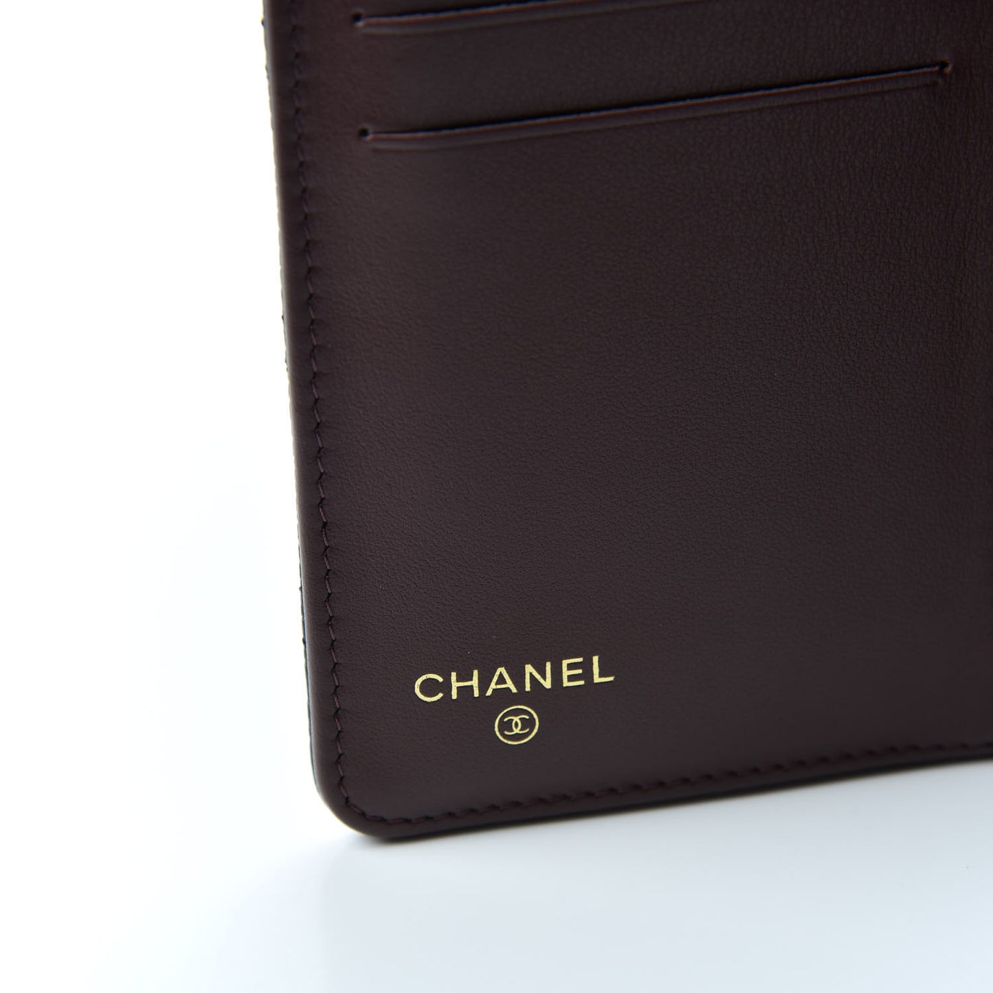 Caviar Quilted Yen Wallet Black