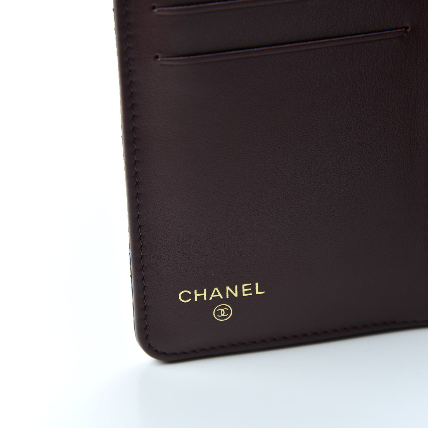 Chanel Caviar Quilted Yen Wallet Black 6 of 9