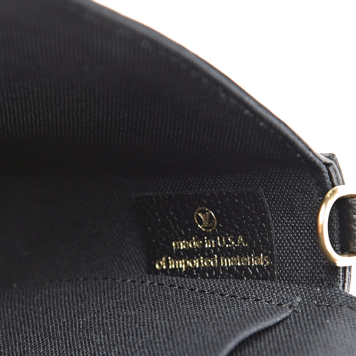 Empreinte Pochette Felicie Chain Wallet Black