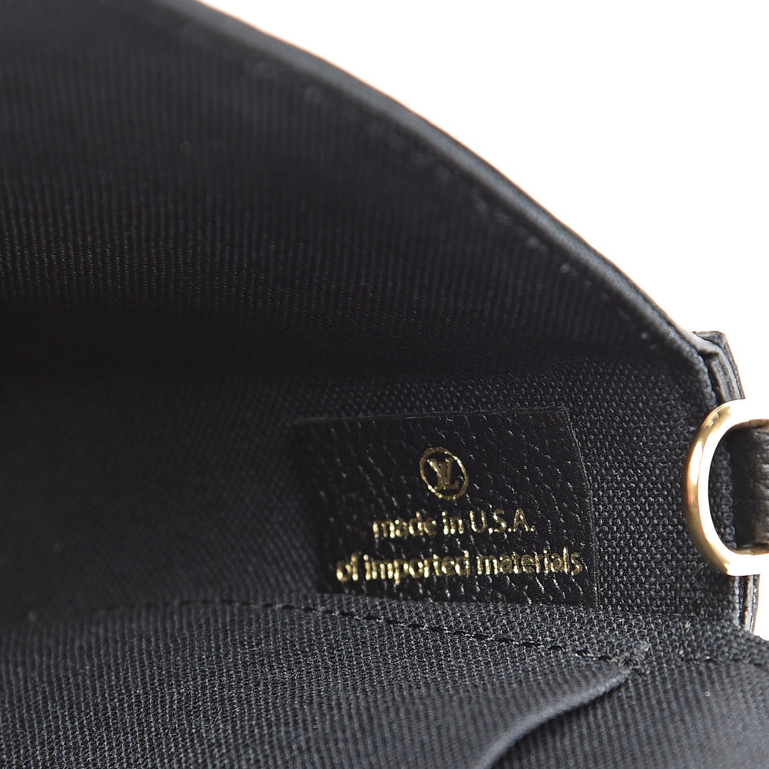 Louis Vuitton Empreinte Pochette Felicie Chain Wallet Black 9 of 12
