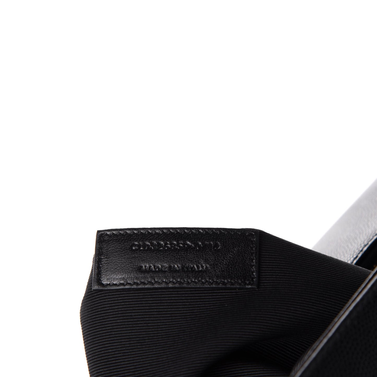 Grain De Poudre Classic Flap Front Messenger Bag Black