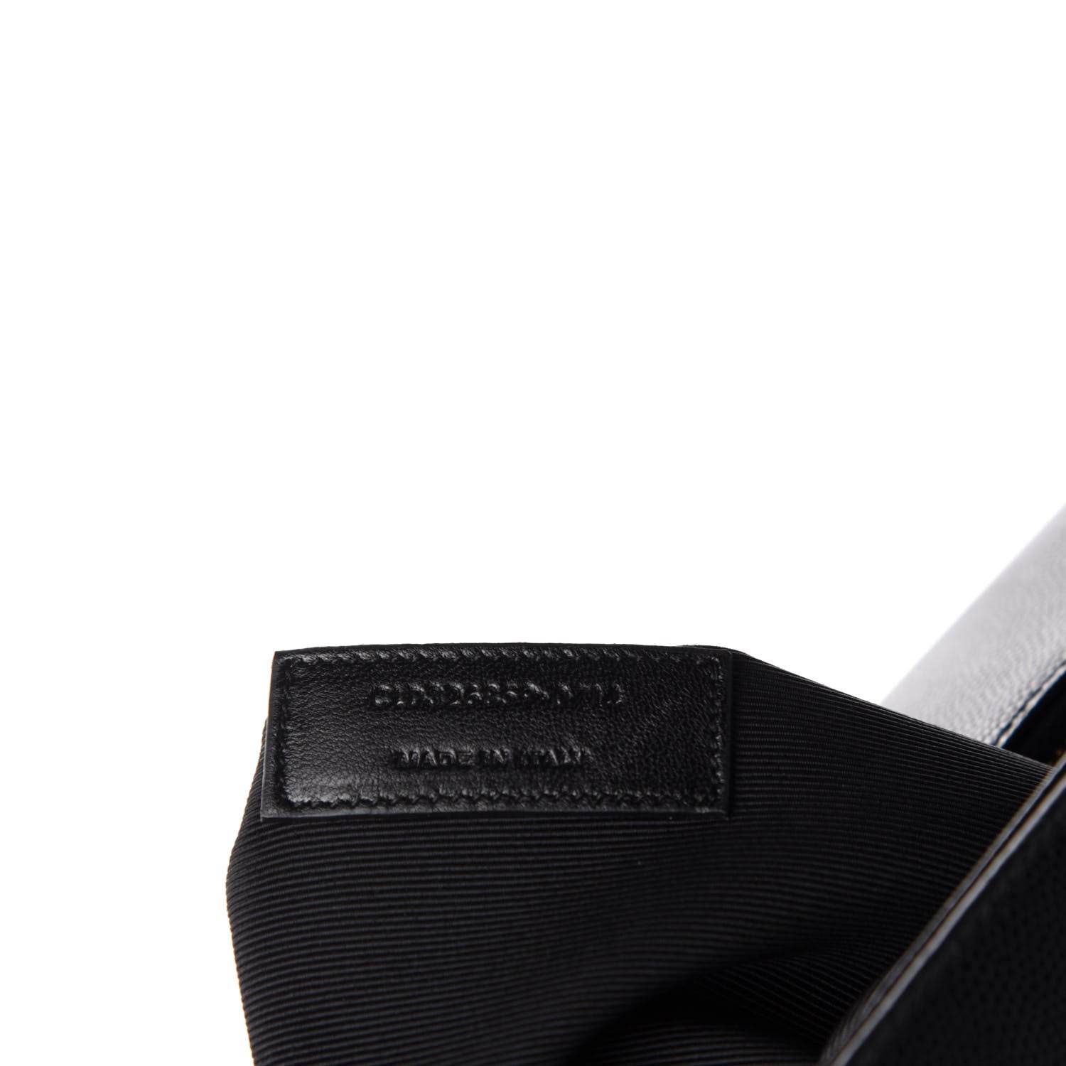 Saint Laurent Grain De Poudre Classic Flap Front Messenger Bag Black 11 of 12