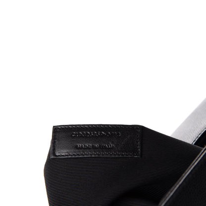 Saint Laurent Grain De Poudre Classic Flap Front Messenger Bag Black 11 of 12