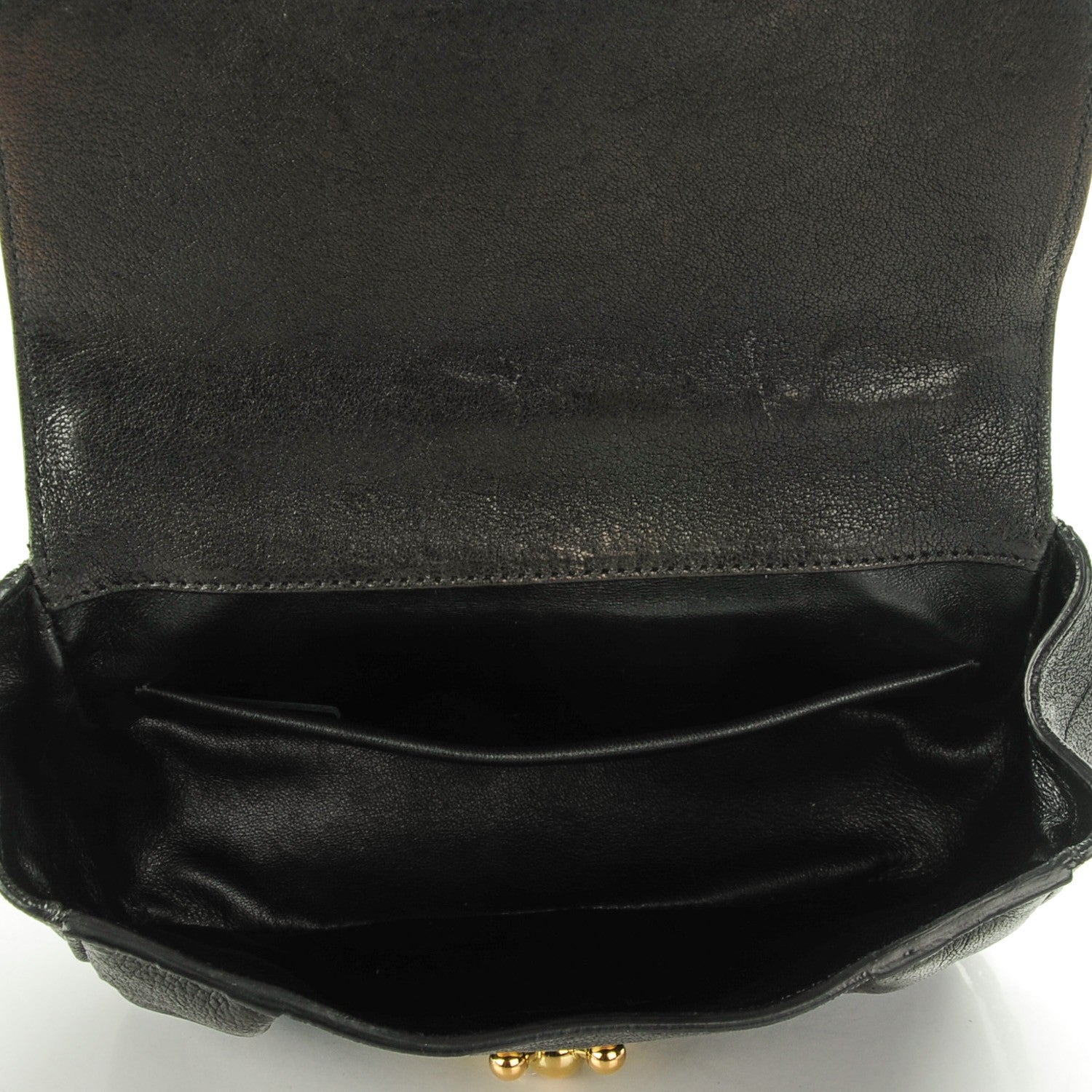 Chloe Sheepskin Mini Elsie Shoulder Bag Black 5 of 7