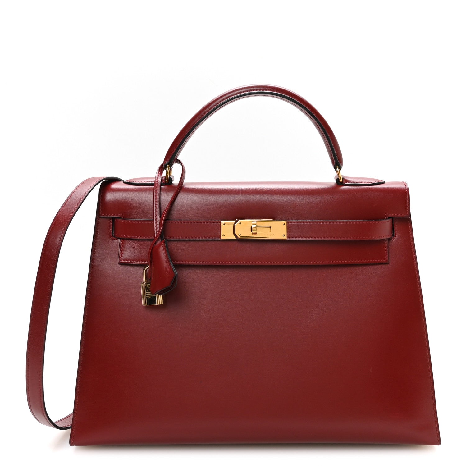 Hermes Box Kelly Sellier 32 Rouge H 1 of 9