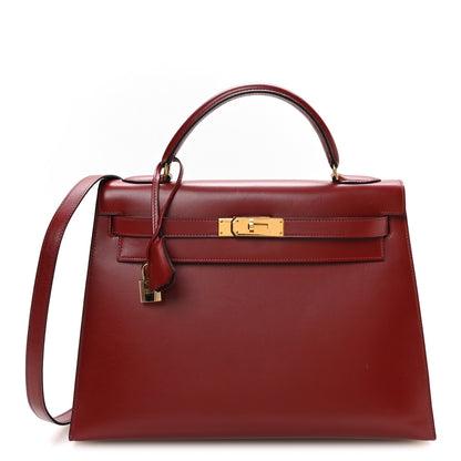 Hermes Box Kelly Sellier 32 Rouge H 1 of 9