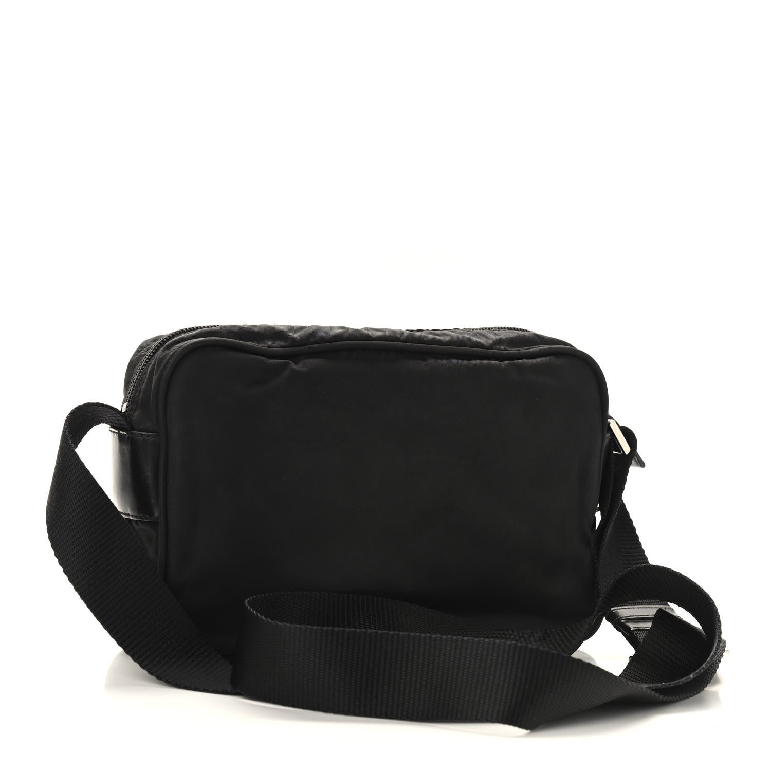 Prada Nylon Tessuto Messenger Bag Black 3 of 8