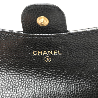 Chanel Caviar Quilted Flap Card Holder Black 6 of 10