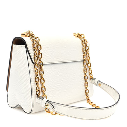 Louis Vuitton Epi Twist Shoulder Bag MM White 3 of 9