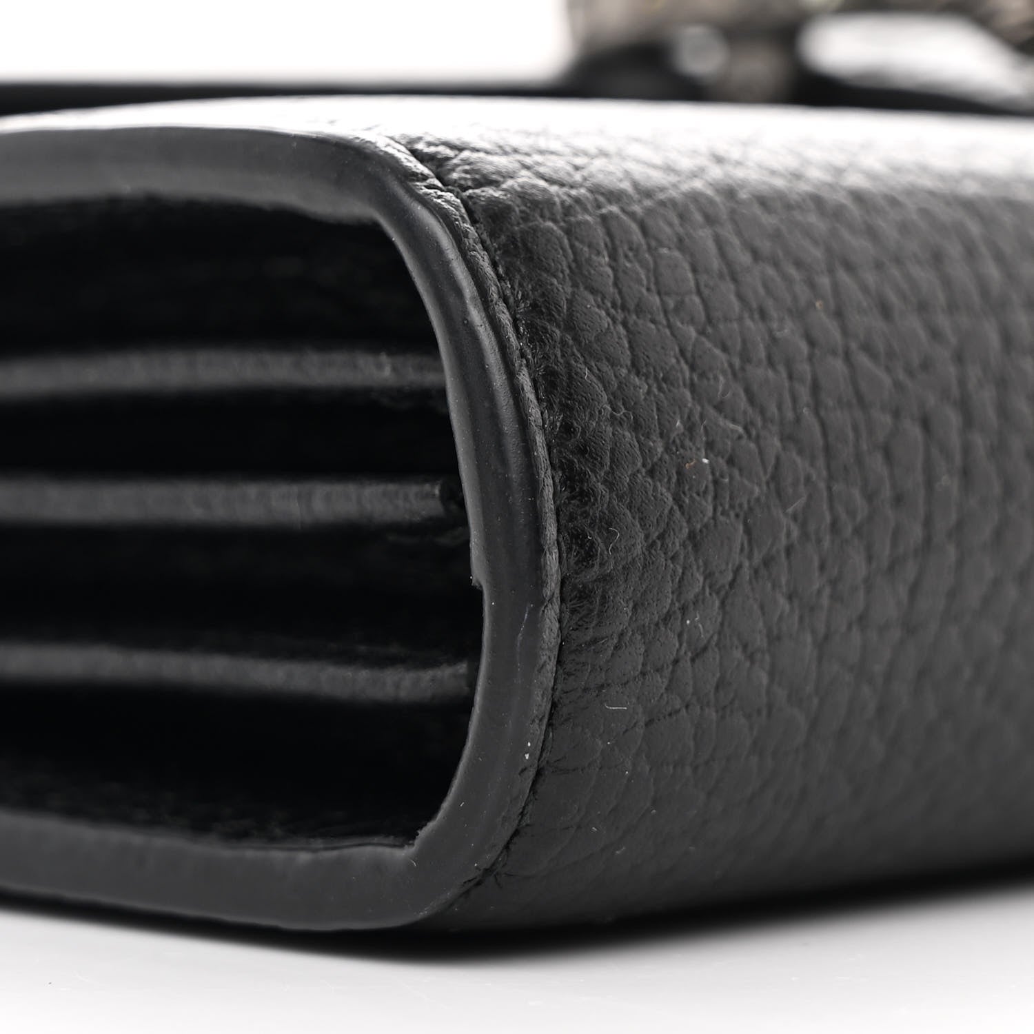 Gucci Calfskin Mini Dionysus Chain Wallet Black 11 of 12