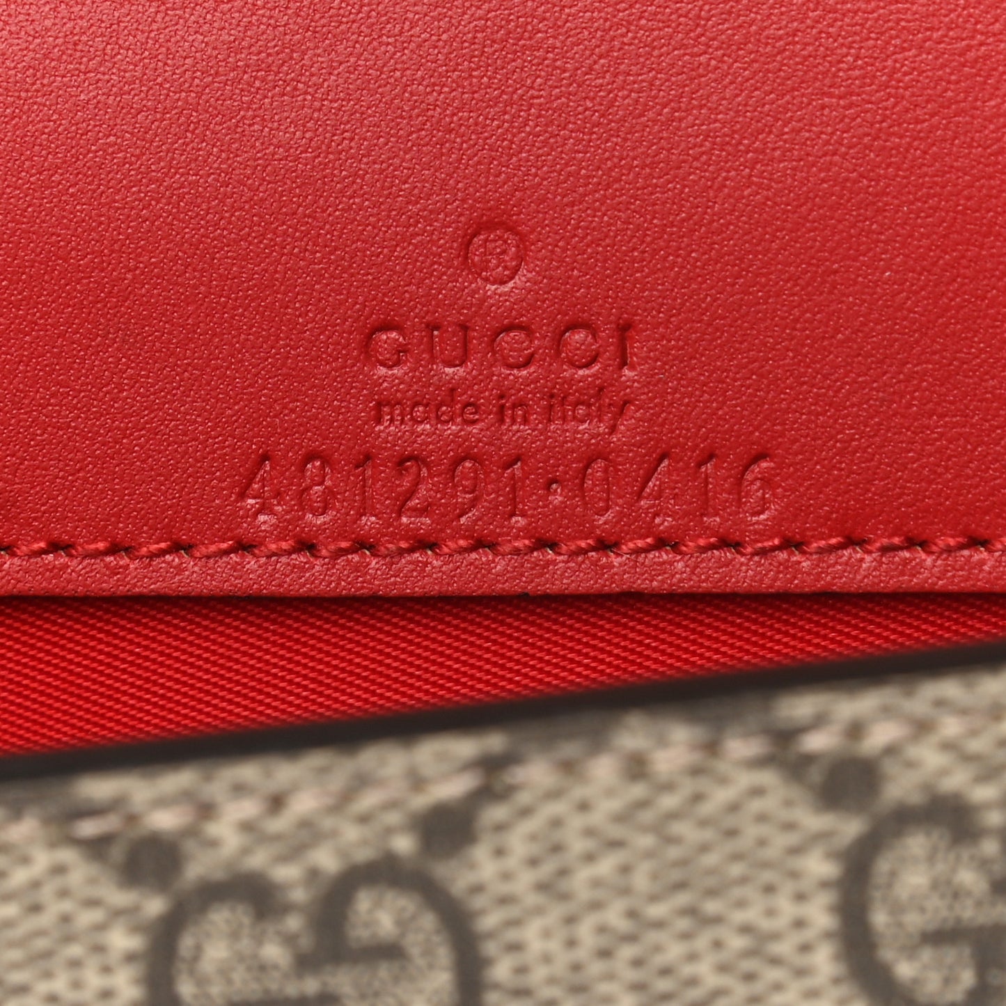 GG Supreme Monogram Mini Cherry Chain Bag