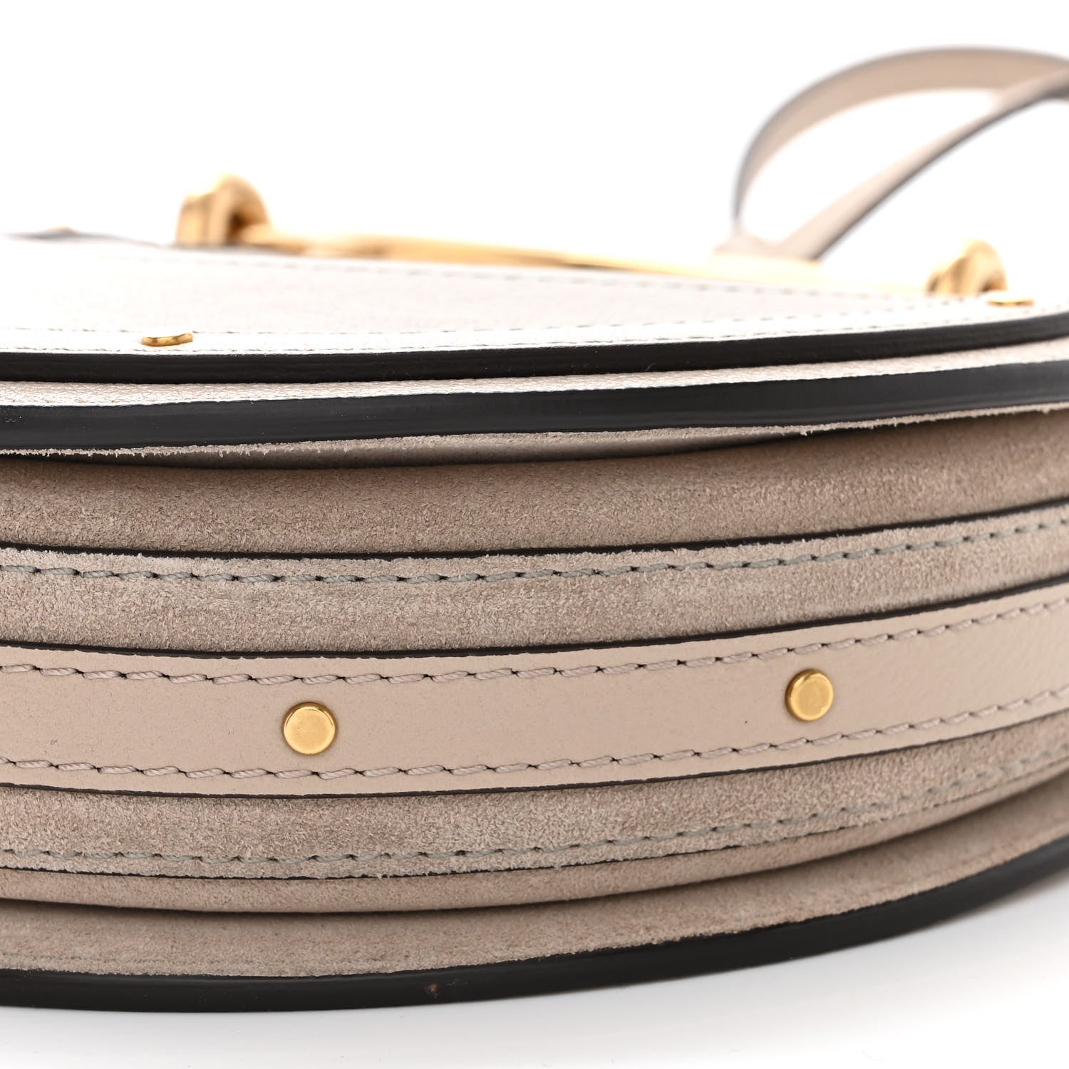 Chloe Calfskin Suede Small Pixie Bag Pastel Grey 10 of 11