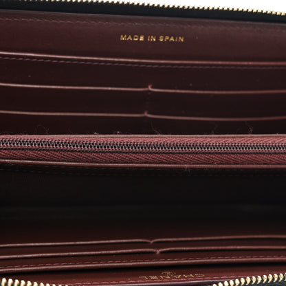 Chanel Caviar Quilted Large Gusset Zip Around Wallet Black 9 of 10