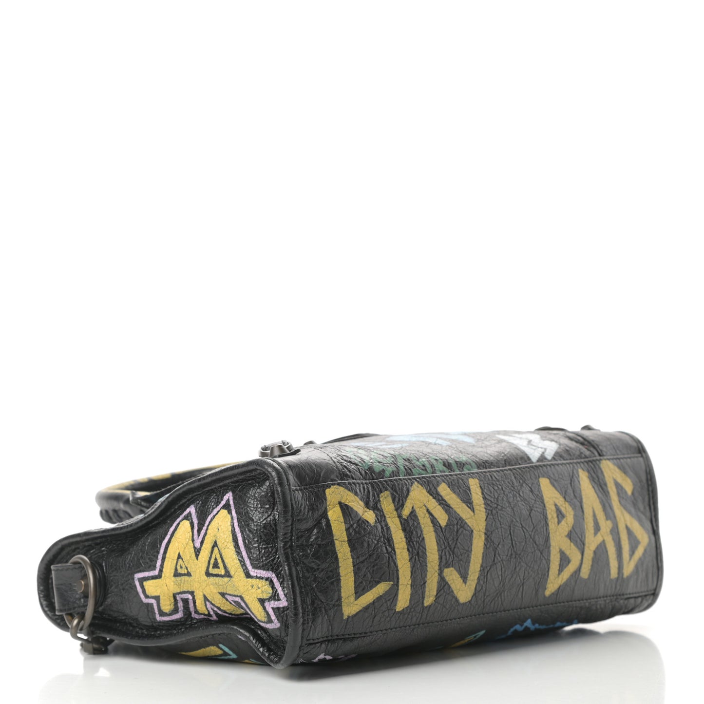 Agneau Graffiti All Over Classic Hardware S City Black Multicolor