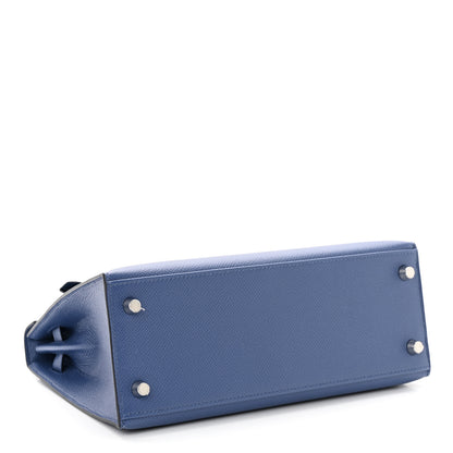 Hermes Epsom Kelly Sellier 25 Bleu Brighton 4 of 11