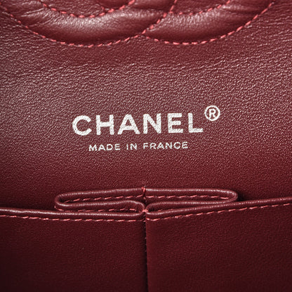 Chanel Lambskin Quilted Medium Double Flap Black 7 of 9