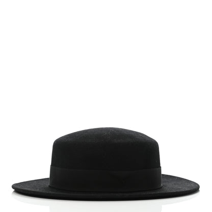 Christian Dior Rabbit Felt Hat 57 Black 5 of 9