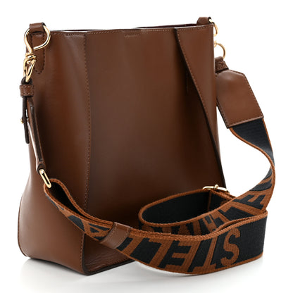 Stella McCartney Eco Alter Nappa Perforated Logo Mini Crossbody Cinnamon 3 of 8