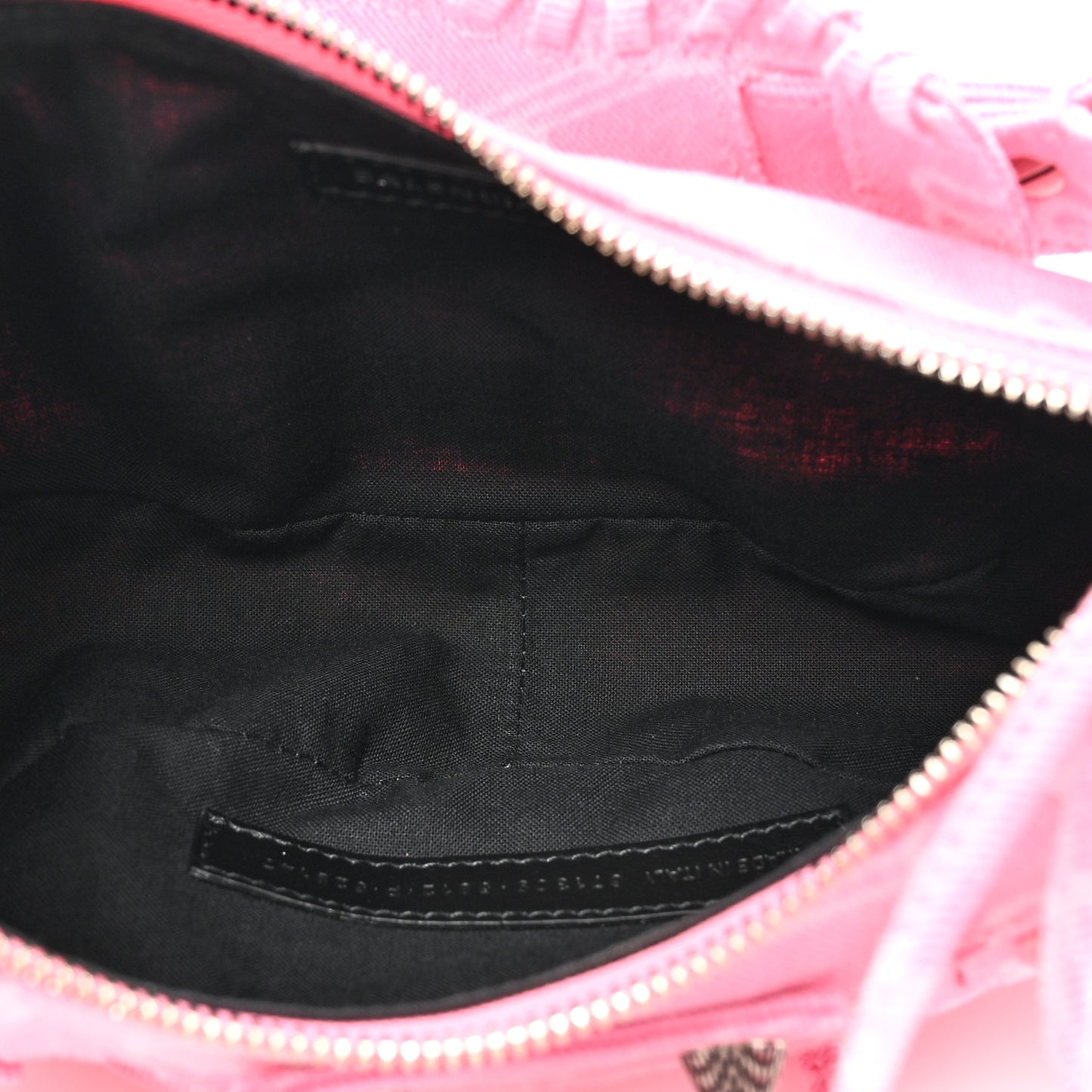 Denim BB Monogram Le Cagole Shoulder Bag XS Pink