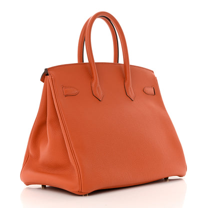 Hermes Togo BIRKIN 35 Terre Battue 3 of 13
