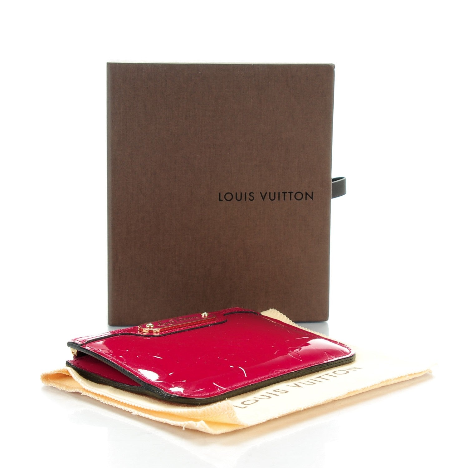 Louis Vuitton Vernis Key Pouch Rose Indien 4 of 8