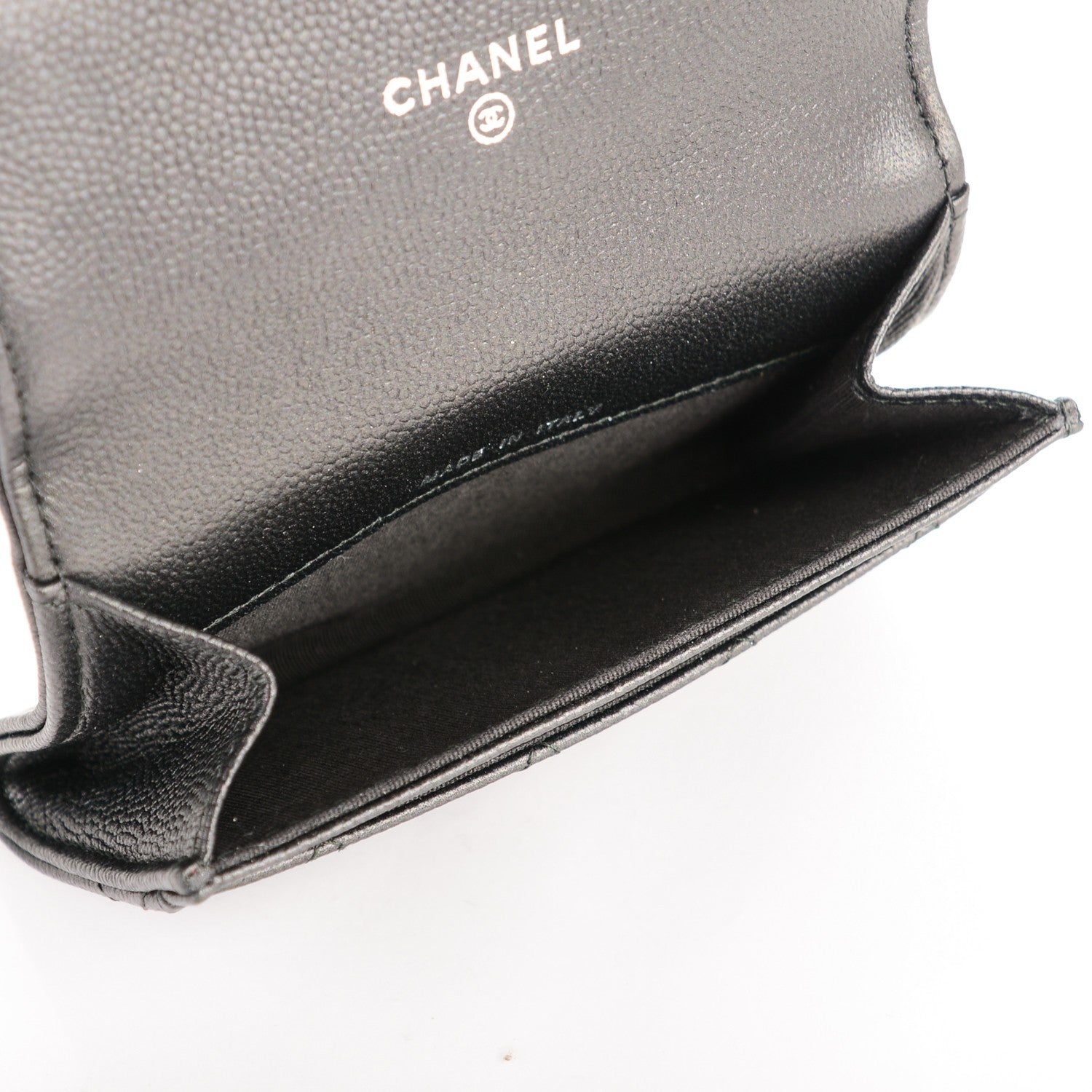 Chanel Caviar Quilted Boy Flap Card Holder So Black 5 of 8