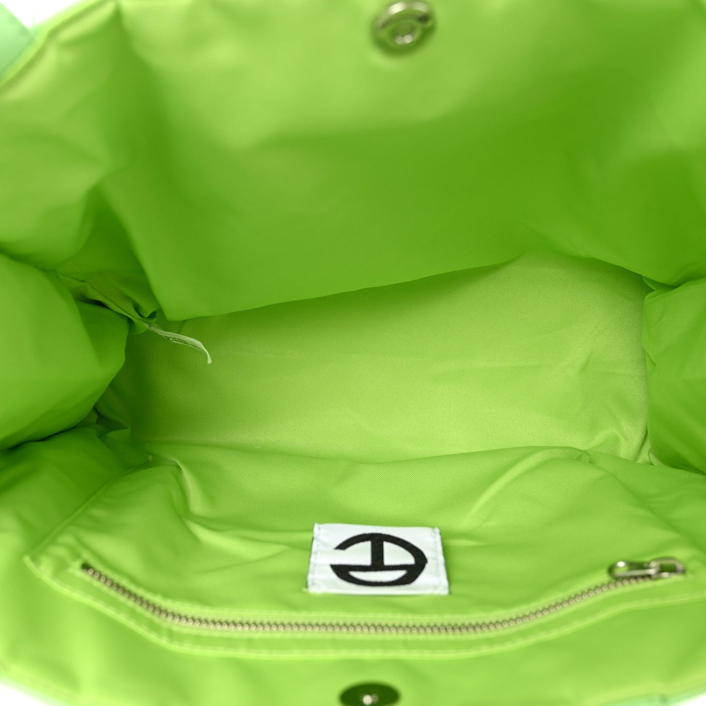 Vegan Leather Medium Shopping Bag Double Mint