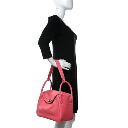 Hermes Evercolor Lindy 30 Rose Azalee 2 of 12