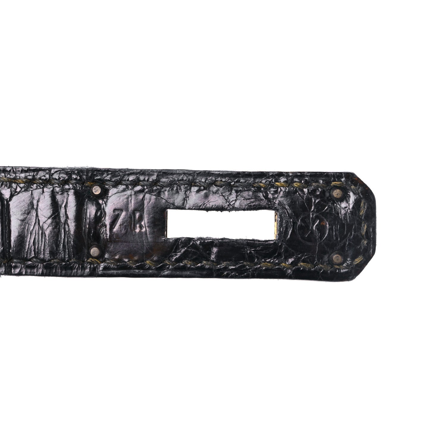 Hermes Matte Alligator Kelly Sellier 32 Black 7 of 25