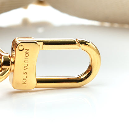 Louis Vuitton Nylon Petite Malle Souple Shoulder Strap Creme 3 of 4